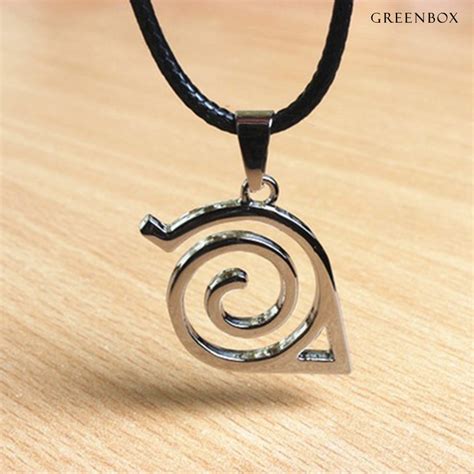 Greenbox Collarcolgante único Unisex De Metal Anime Narutoaccesorio