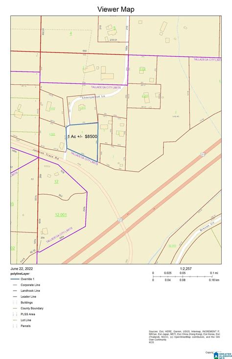 1 acres in Talladega County, Alabama