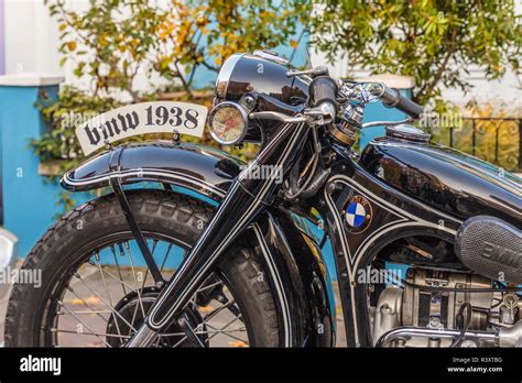 A Beautiful Old Bmw Motorbike Stock Photo Alamy