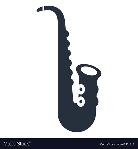 Music Saxophone Royalty Free Vector Image Vectorstock