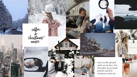 100 Winter Aesthetic Collage Wallpapers