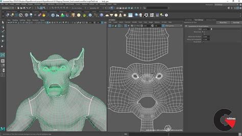 Uv Mapping Characters Tutorial CGArchives