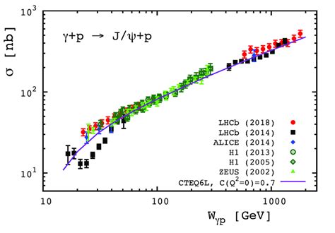 The cross section of elastic J ψ photoproduction on the proton as a