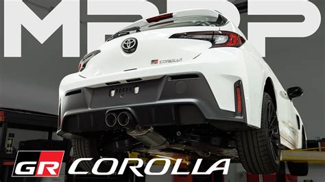 GR Corolla MBRP Center Exit Exhaust Install And Sound Clips YouTube