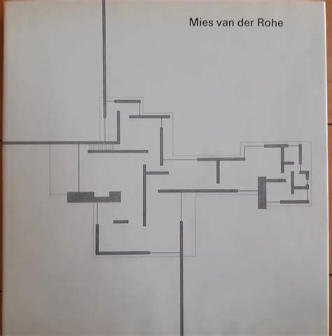 ARCHITECTURE MIES VAN DER ROHE Verlag Fur Architektur Zurich 1965