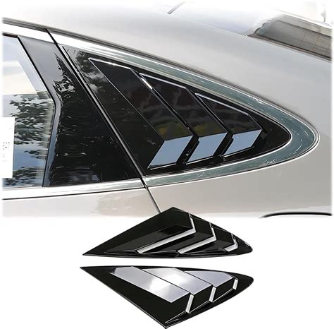 Amazon MUXEE 2Pcs Rear Side Window Louvers Air Vent Scoop Shades