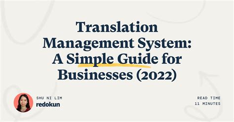 Translation Management System A Simple Guide For Businesses 2023 Redokun Blog