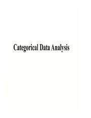 Lecture 5 Categorical Data Analysis Pdf Categorical Data Analysis