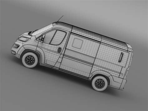 Peugeot Boxer L1h1 2014 3d Model Flatpyramid