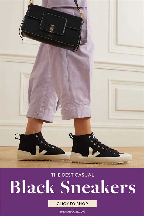 Back To Black The 6 Best Black Sneakers For Women 2021