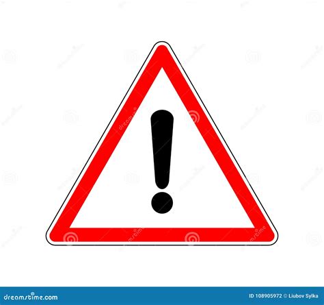 Yield Triangle Sign Road Traffic Coordination Symbol Road Sign Warning Attention With An