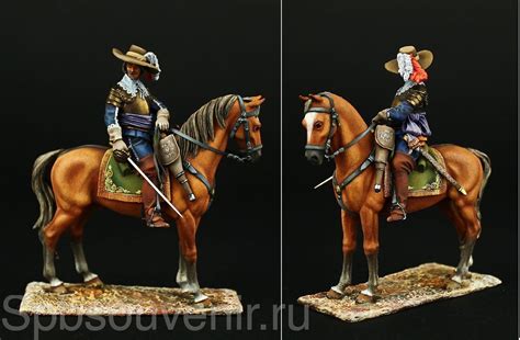 Spanish Cavalry Officer Thirty Years War Europe Xvi Xix Cc Museum Top Quality Tin Toy