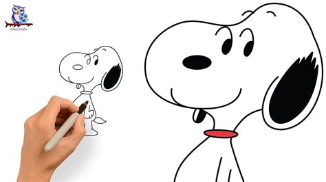 How To Draw Snoopy From Peanuts Step By Step