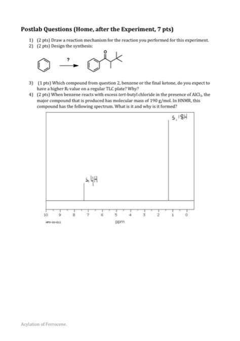 Solved Postlab Questions Home After The Experiment Pts Chegg