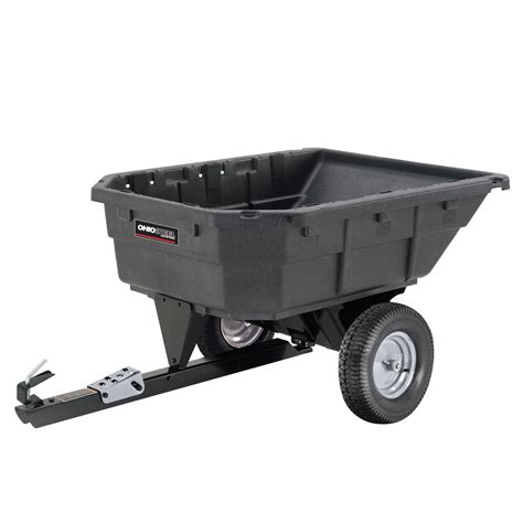 15 Cu Ft Poly Swivel Dump Cart