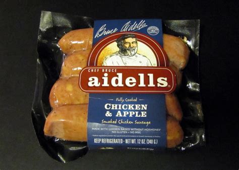 Aidells Chicken Apple Walnut Sausage Chicken And Apple Sausage