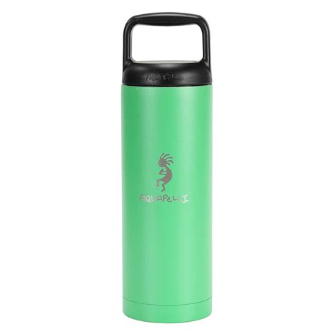 Aquapelli Vacuum Insulated Water Bottle Ounces Island Green