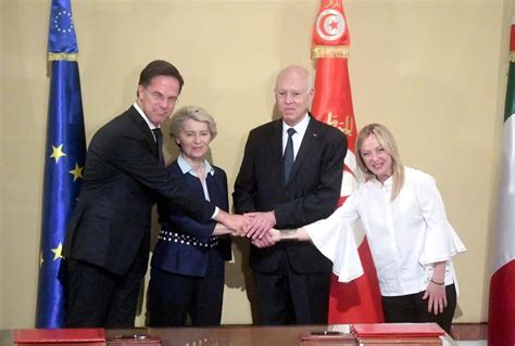 Tunisia Eu Sign Strategic Deal On Migration And Economy