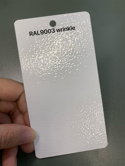 Electrostatic Spray White Ral 9003 9016 Wrinkle Texture Polyester