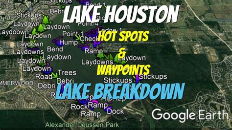 Lake Houston Lake Breakdown Find Fish Fast Youtube