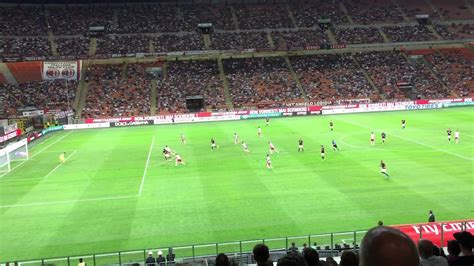 Luiz Adriano Goal Against Perugia From The Stands Coppa Italia 2015