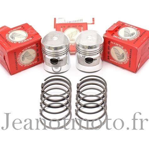 2 Pistons Neufs 2 Jeux De Segments Neufs Pour Honda 125 Cb K3 K4 K5