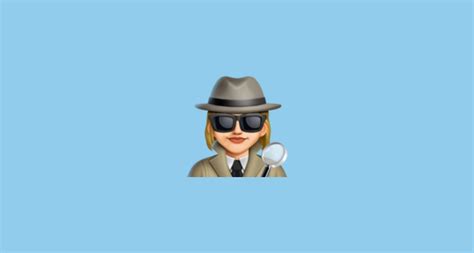 🕵🏼‍♀️ Detective Mujer Tono De Piel Claro Medio Emoji On Twitter Emoji