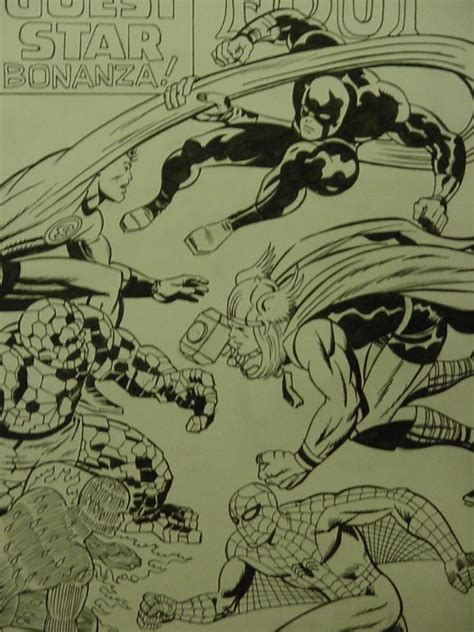 Jack Kirby Fantastic Four 73 Cover Re Creation In PD Angel Gabriele S