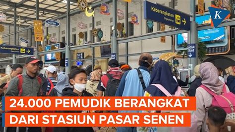 H 2 Lebaran Keterisian Kereta Api Capai 100 Persen YouTube