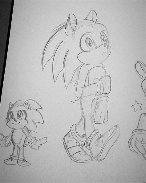 J Draw Commissions Open On Twitter I Sketched Some Sonic