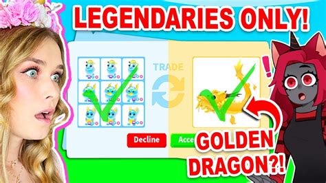 Legendaries Only One Color Trading Challenge In Adopt Me Roblox