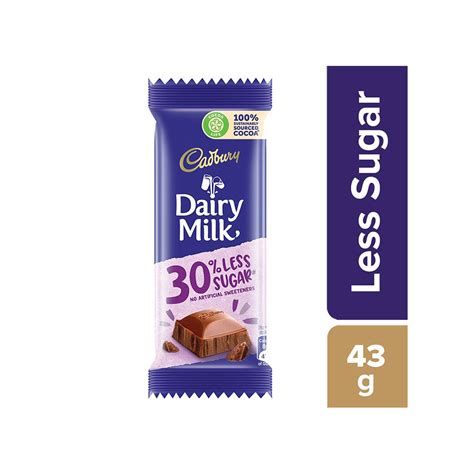 Cadbury Dairy Milk 30 Less Sugar Chocolate