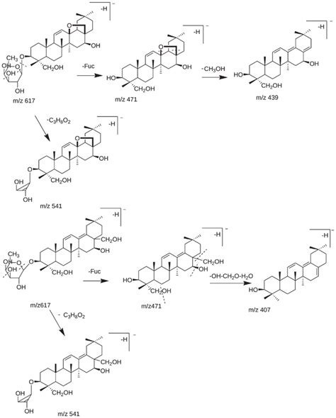 Suggested Fragmentation Pathways For Compounds 68 And 69 Download