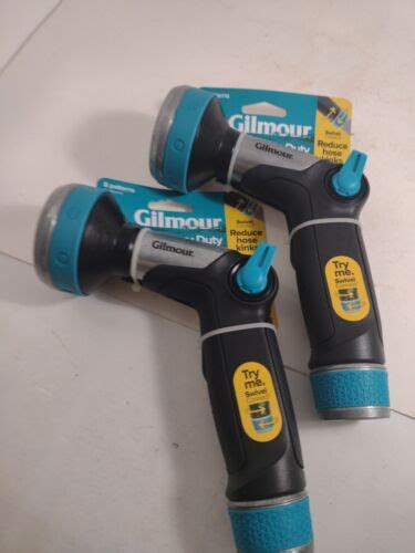 Pack Gilmour Heavy Duty Garden Water Hose Spray Nozzle Pattern