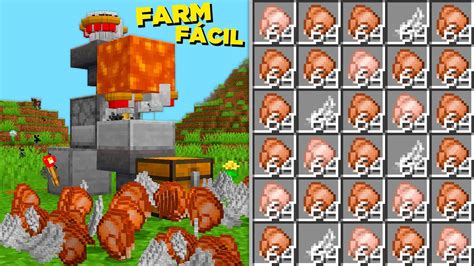 Melhor Farm De Galinha Do Minecraft F Cil E Fazer Youtube