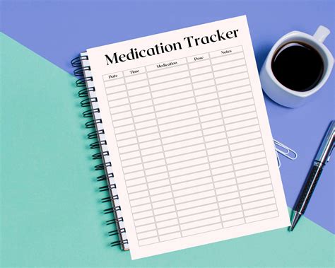 Printable Medication Tracker Monthly Medication Tracker Printable