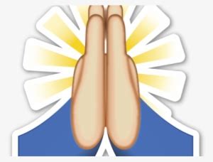 Emoji Emoji Pray Thankyou Thanks Praying Hands Emoji Png Transparent