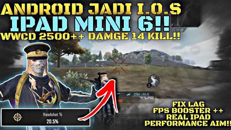 REDMI NOTE 9 JADI IPAD MINI 6 AUTO 14 KILL FIX LAG PUBG MOBILE 2 2