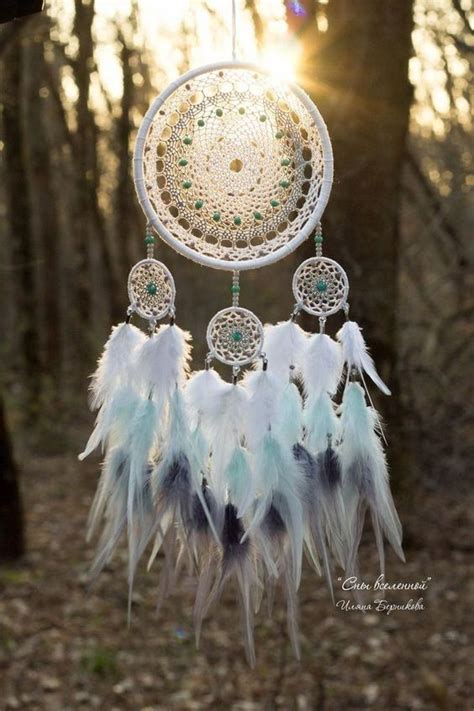 Metalowe Serce Obręcz do Łapacz Snów Białe 35cm Dream catcher decor