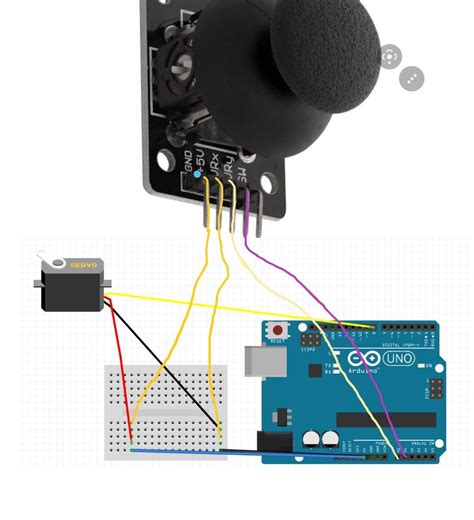 Using Joystick To Control A Micro Servo Arduino Project Hub