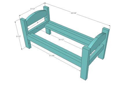 Inch Doll Bed Plans Kid S Kit Doll Bed Free And Easy Diy