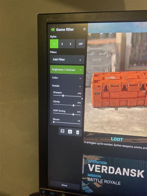 Whats is the best nvidia filters to use? Heres mine : r/Warzone