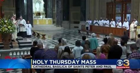 Archbishop Nelson Perez Delivers Homily For Holy Thursday Mass In Philadelphia Cbs Philadelphia