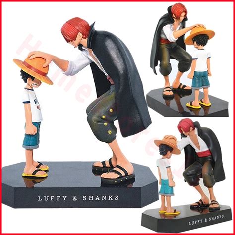 Tq Cm Anime Figure One Piece Luffy Four Emperors Shanks Straw Hat