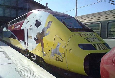 Tintin Km H Sur Le Thalys Lyon Saveurs