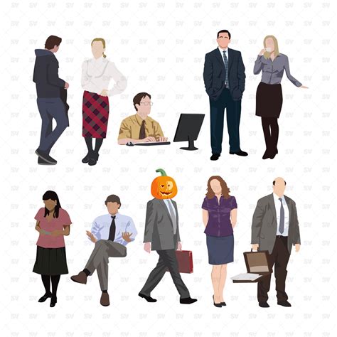 The Office TV Series Characters | AI + PNG | Studio Alternativi