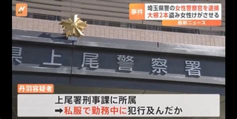 「スーパーに行くと商品を盗もうという気持ちに」埼玉県警の女性巡査部長（36）を強盗傷害容疑で逮捕 10月30日は リラクゼーションの日