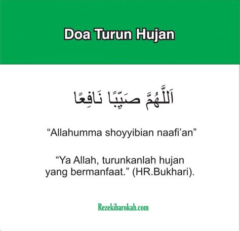 Doa Turun Hujan Dan Doa Ketika Hujan Lebat Lengkap Arab Latin Dan Arti