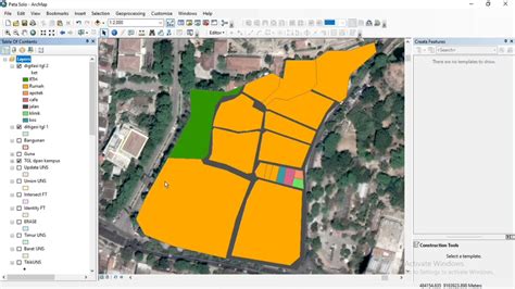 Teknik Digitasi Peta Penggunaan Lahan ArcGIS YouTube