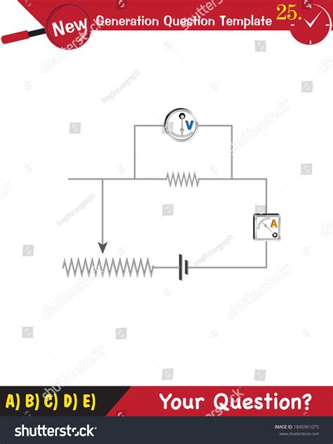 Electric Current Concept Example Vector Illustration Stock Vector Royalty Free 1845961075